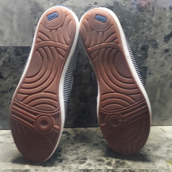 Keds Striped Slip On Shoes Sz 8 Womens Blue White Tie Toe Loafers WF57144. - Picture 6 of 8